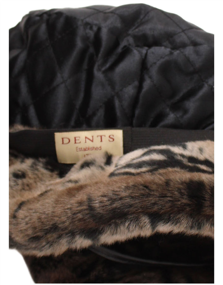 DENTS Womens Bucket Hat One Size Multicoloured Animal Print Classic