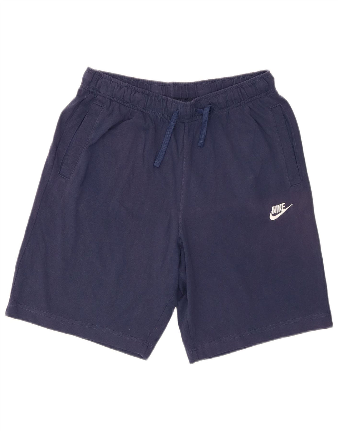 Puma Herren-Sportshorts aus mittelblauer, marineblauer Baumwolle