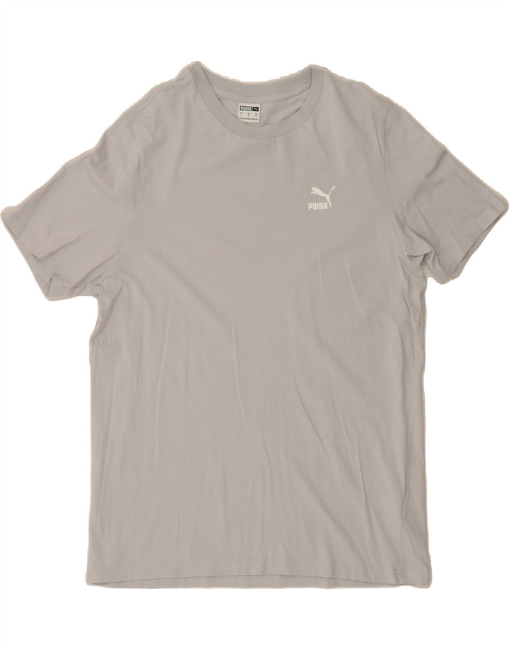 PUMA Mens T-Shirt Top Large Grey Cotton Vintage Puma and Second-Hand Puma from Messina Hembry 