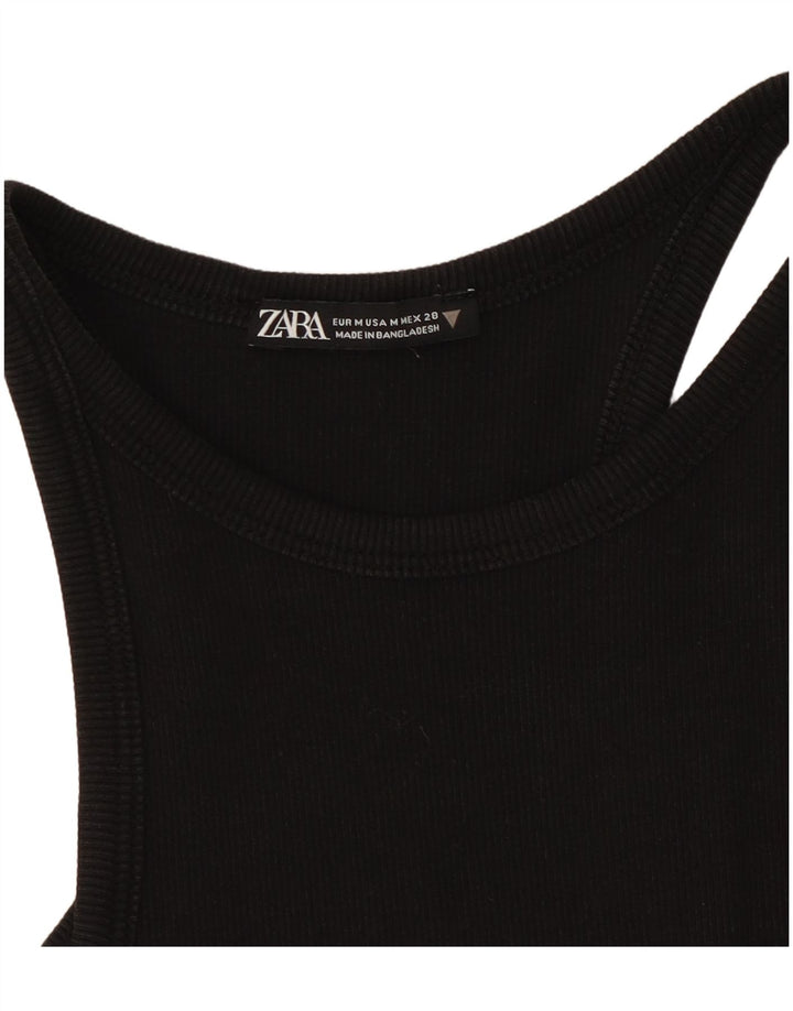 Ärmelloses, figurbetontes Damenkleid von Zara, Gr. 12, mittelschwarz