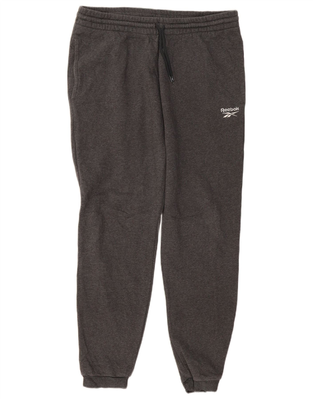 REEBOK Herren-Trainingshose, Jogginghose, Größe L, Grau, Baumwolle