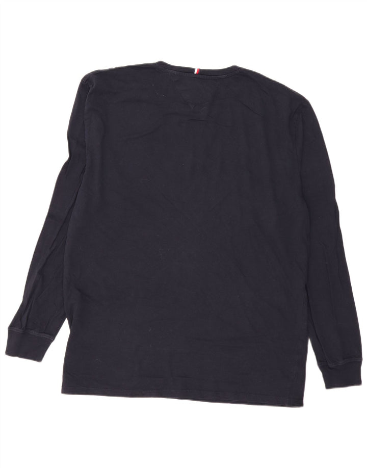 Tommy Hilfiger Herren Top Langarm XL Marineblau
