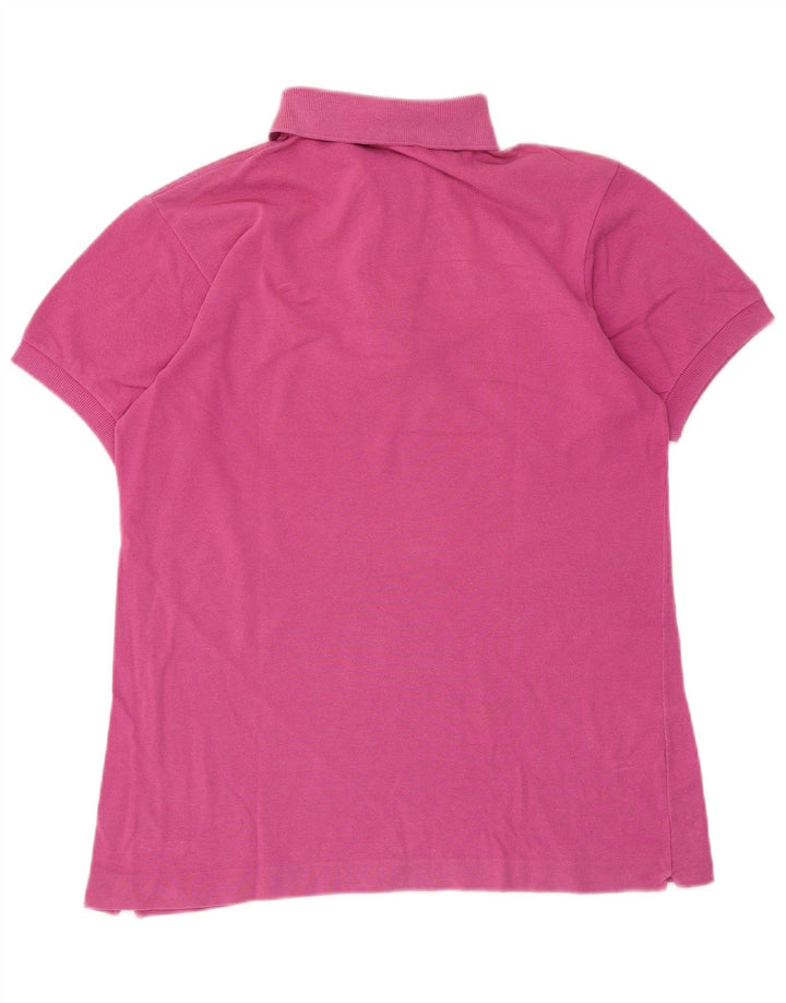Lacoste Herren-Poloshirt, Größe 3, klein, rosa Baumwolle