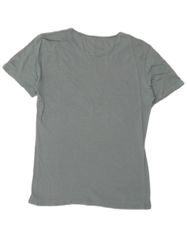 Zara Herren T-Shirt Top Small Grau
