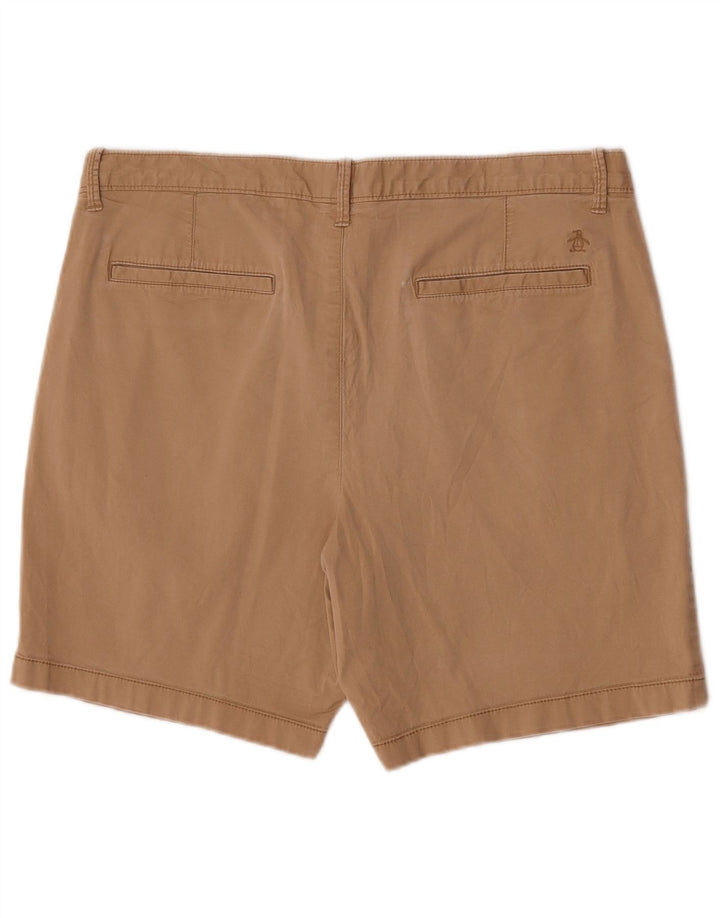 Penguin Herren-Chinoshorts, W36, Größe L, Beige, Baumwolle