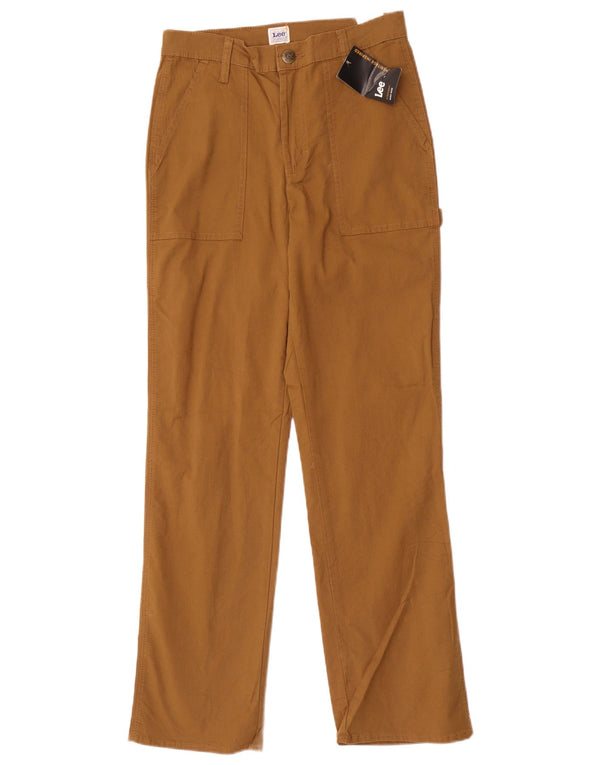 Lee Damen-Arbeitskleidung, Freizeithose mit hoher Taille, US 6, M, W28, L30, Braun