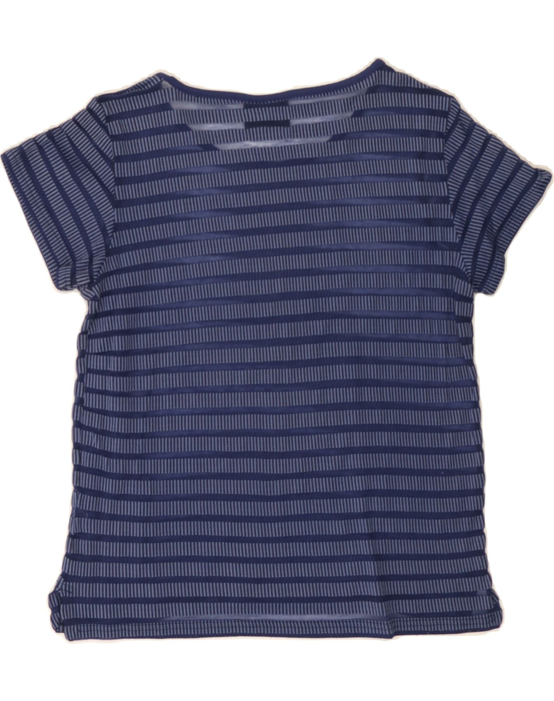 FENDI Womens See Through Top UK 12 Medium Blue Striped Vintage Fendi and Second-Hand Fendi from Messina Hembry 