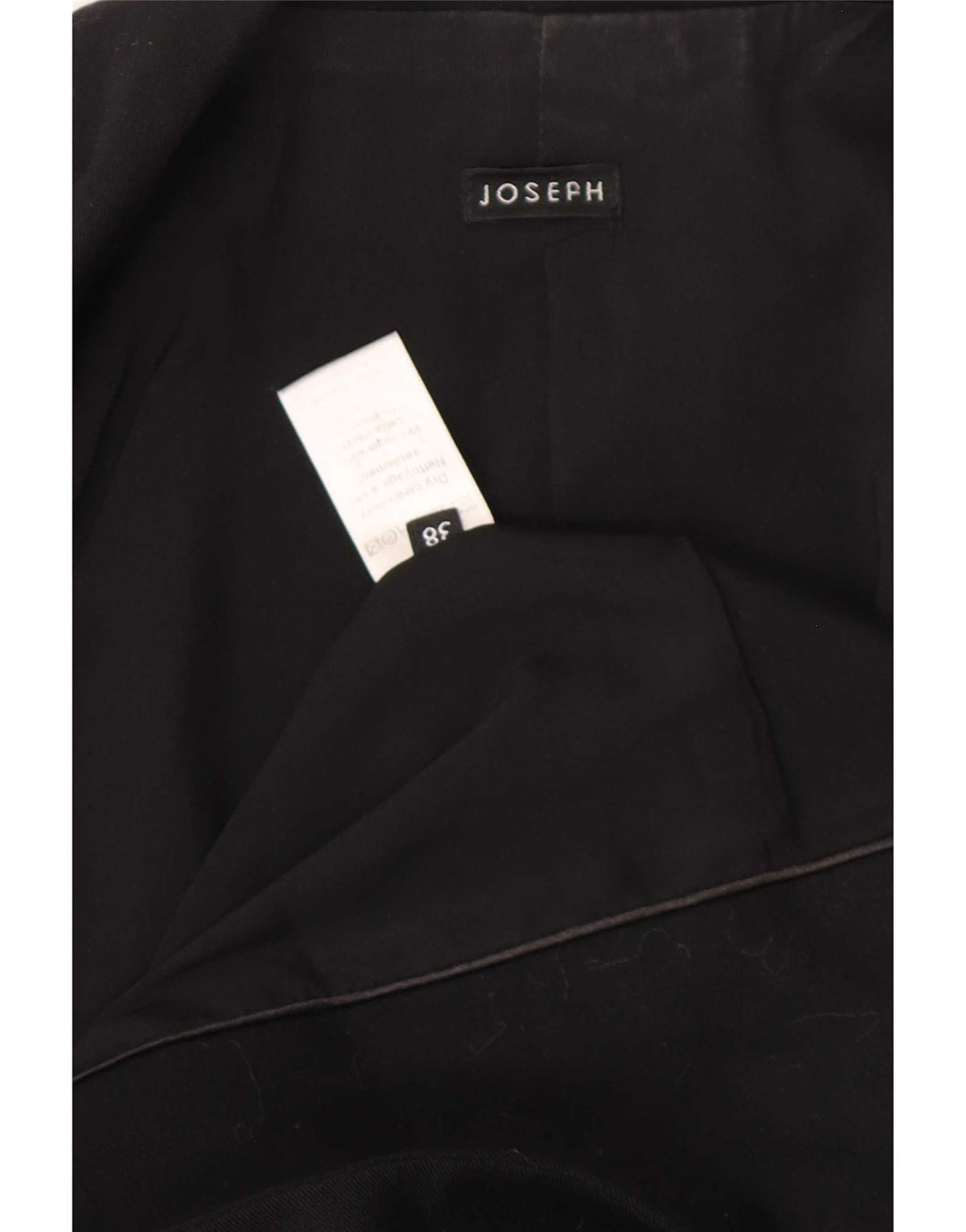 Joseph Damen 1-Knopf-Blazerjacke IT 38 XS Schwarze Schurwolle