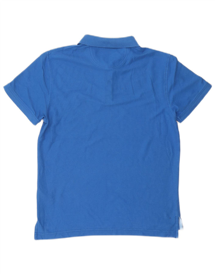 Izod Slim Fit Herren-Poloshirt aus mittelblauer Baumwolle
