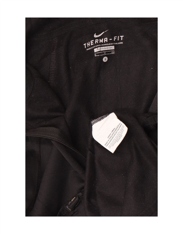Nike Herren Therma-Fit Zip Hoodie Pullover Small Schwarz Polyester
