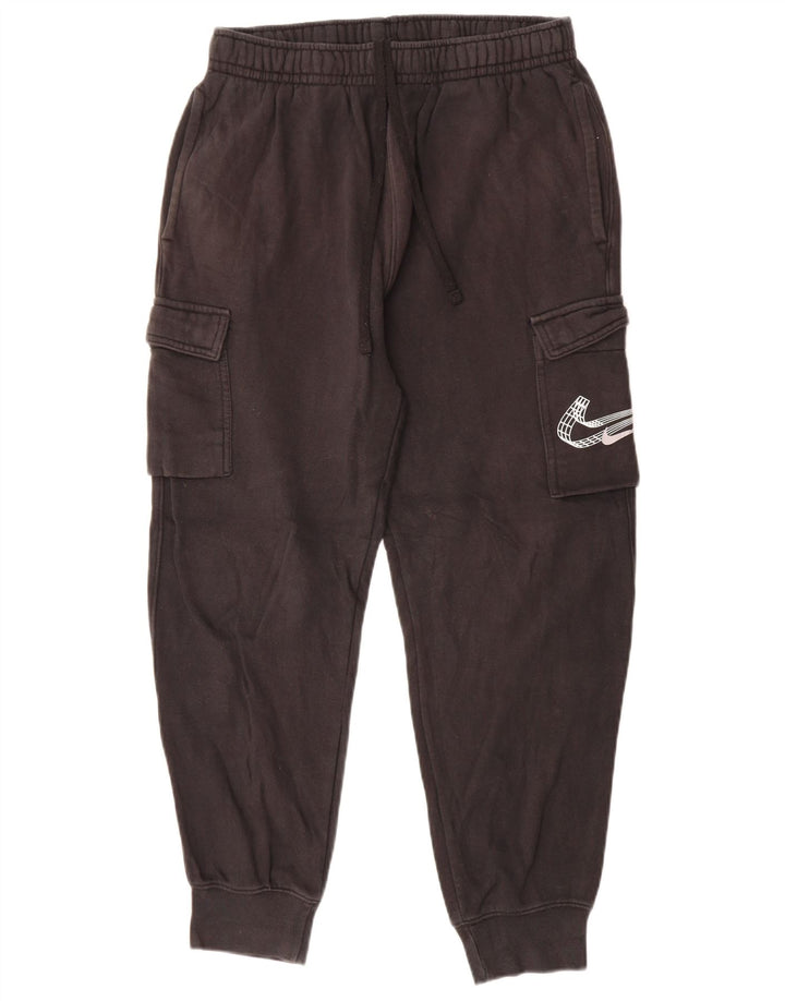 Nike Herren Cargo-Trainingshose, Jogginghose, mittelschwarz, Baumwolle