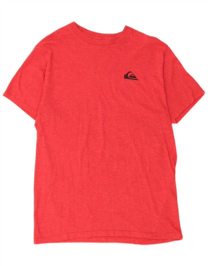 Quiksilver Herren-T-Shirt mit normaler Passform, mittelrote Baumwolle