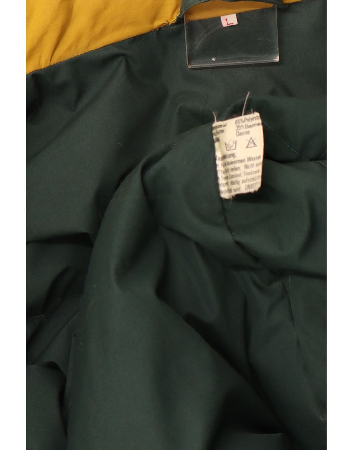 Edelweiss Herren-Jacke mit Kapuze, gepolstert, UK 40, Größe L, gelb, Polyester