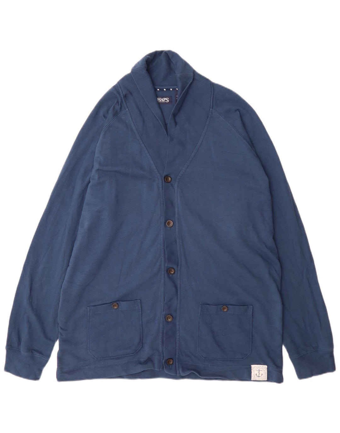 Chaps Herren-Trainingsanzug-Oberteil, Jacke, groß, marineblau, Baumwolle