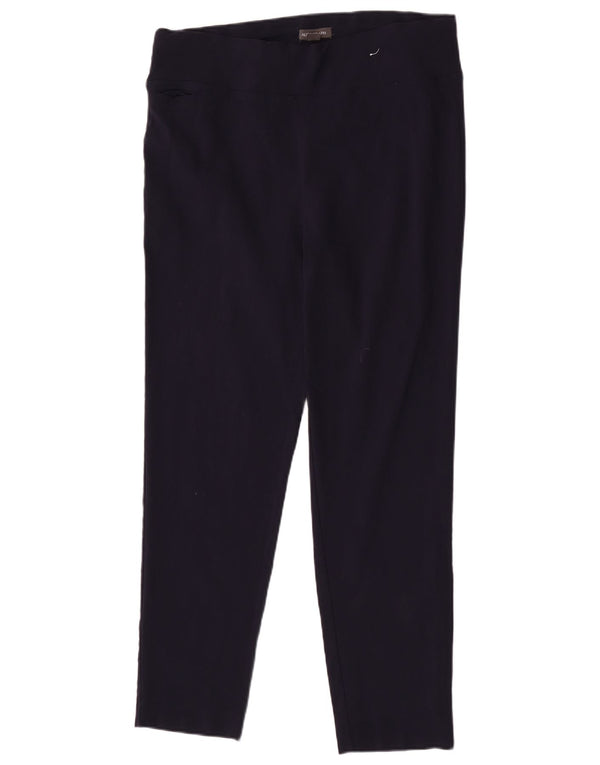 Marks & Spencer Damen Tapered Freizeithose UK 18 XL W36 L29 Marineblau