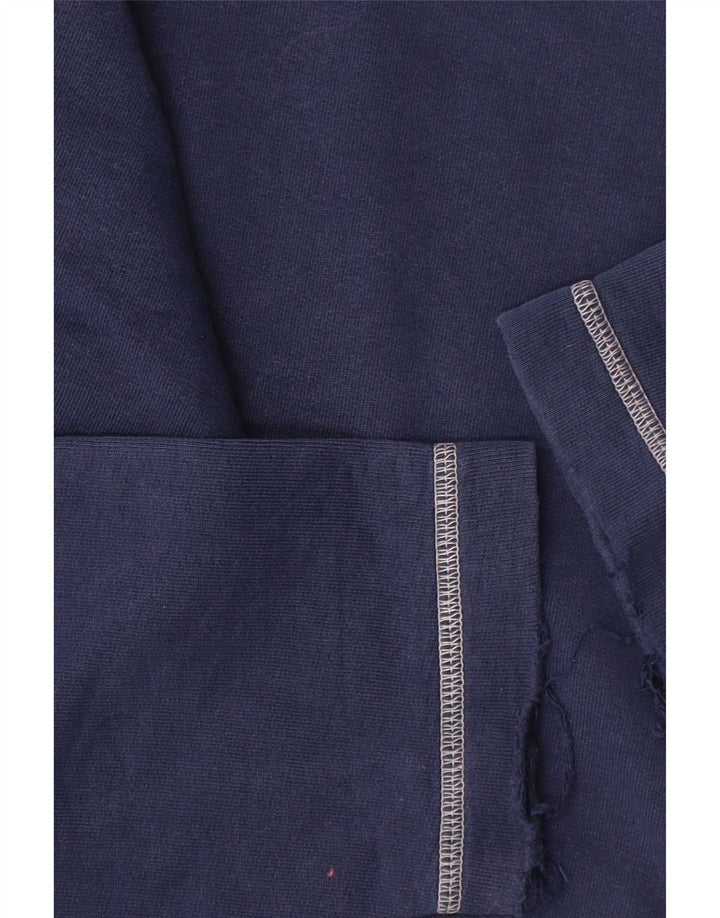 Levi's Herren-Oberteil, langärmelig, mittelgroß, marineblau, Colourblock-Baumwolle