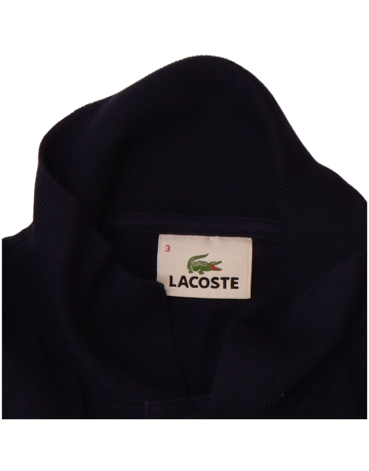 LACOSTE Herren-Poloshirt, Größe 3, klein, marineblaue Baumwolle