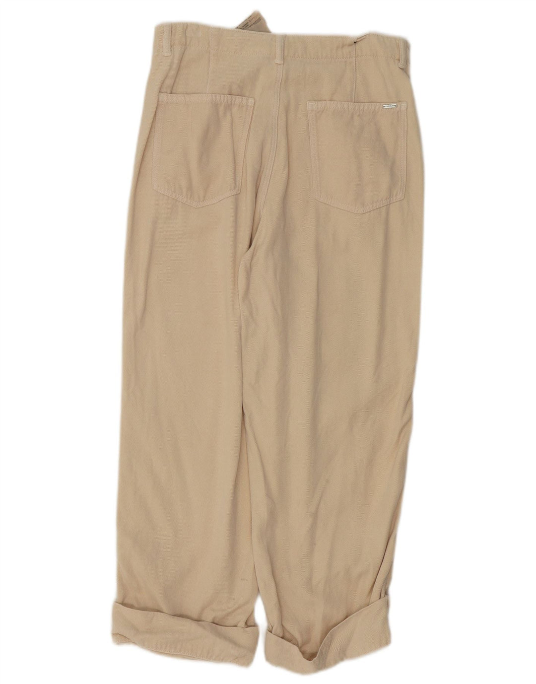 Massimo Dutti Damen Kurze Hose EU 38 Small W28 L24 Beige Lyocell