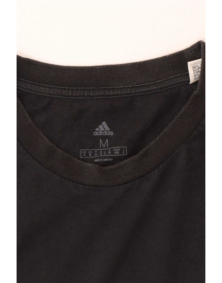 Adidas Herren Graphic T-Shirt Top Medium Schwarz