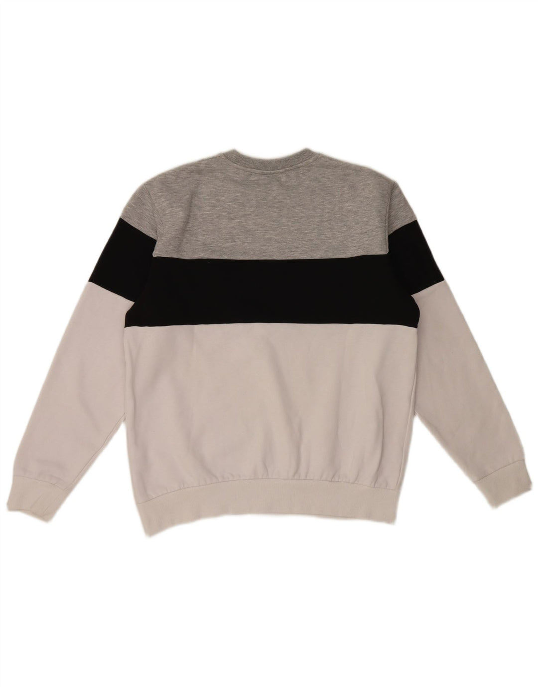 Fila Herren-Sweatshirt mit Grafik, groß, mehrfarbig, Colourblock-Baumwolle