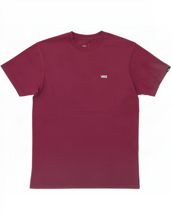 Vans Mens Classic Fit T-Shirt Top Medium Burgundy