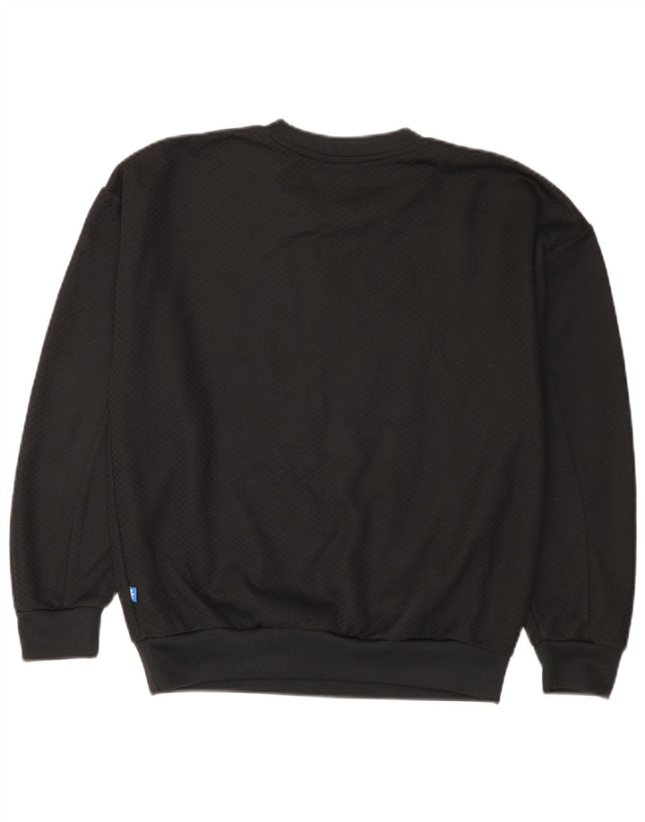 Adidas Damen Graphic Sweatshirt Pullover UK 8 Small Schwarz Geometrisch
