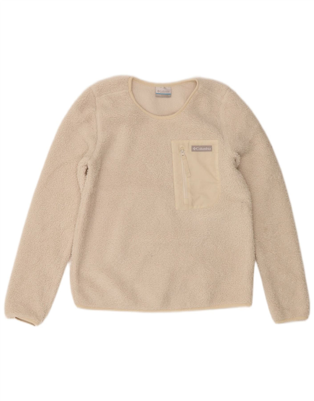 Columbia Damen Fleecepullover UK 10 Small Weiß Polyester