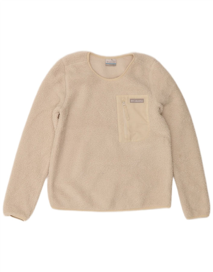 Columbia Damen Fleecepullover UK 10 Small Weiß Polyester
