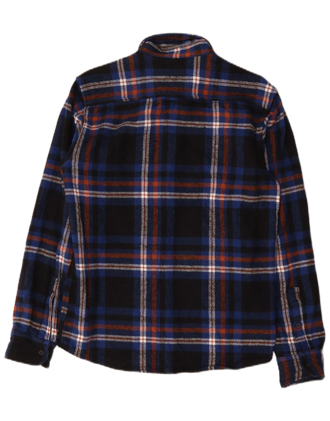 Dickies Herren-Flanellhemd, klein, marineblau, kariert, Baumwolle