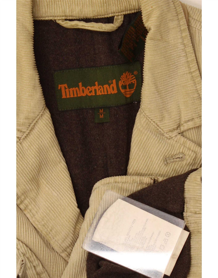 Timberland Herren 3-Knopf-Blazer aus Cord, UK 38, mittelbeige Baumwolle