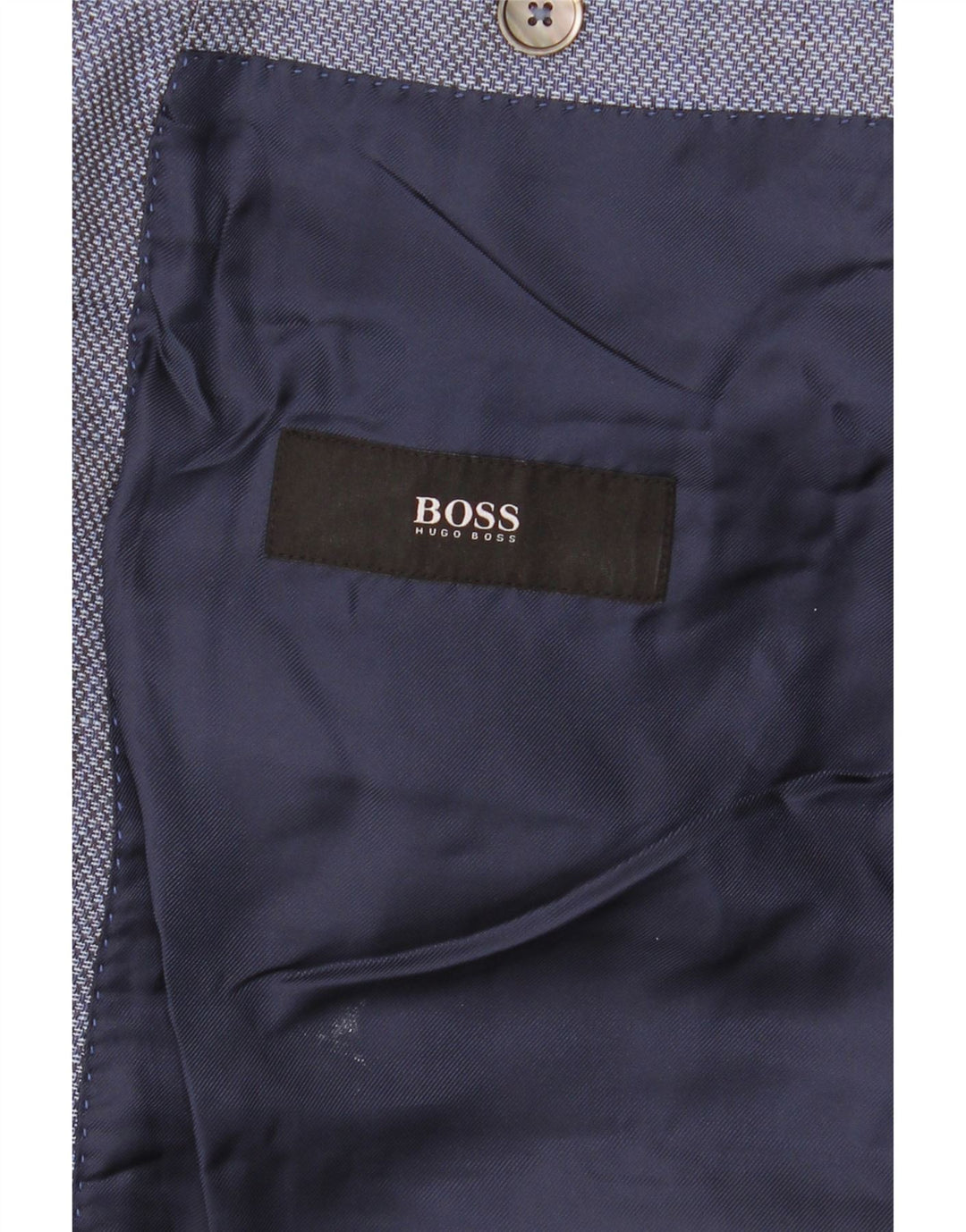 Hugo Boss Herren 2-Knopf-Blazerjacke UK 38 Mittelblau