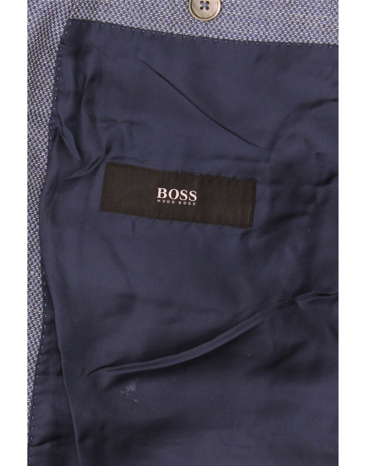 Hugo Boss Herren 2-Knopf-Blazerjacke UK 38 Mittelblau