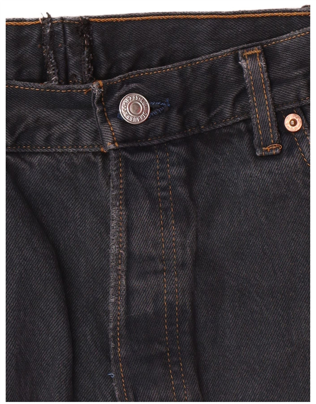 LEVI'S Damen Jeansrock W28 Mittelgrau