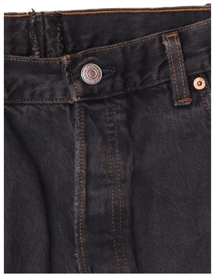 LEVI'S Damen Jeansrock W28 Mittelgrau