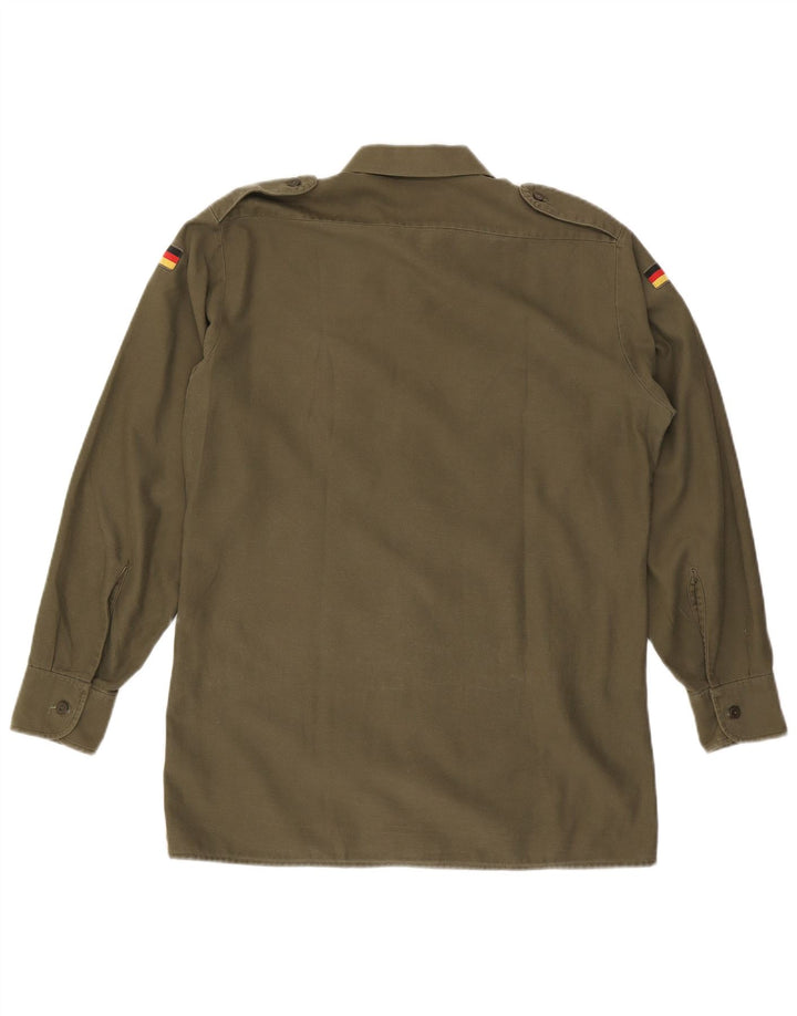 Vintage Herren Militärhemd Medium Khaki