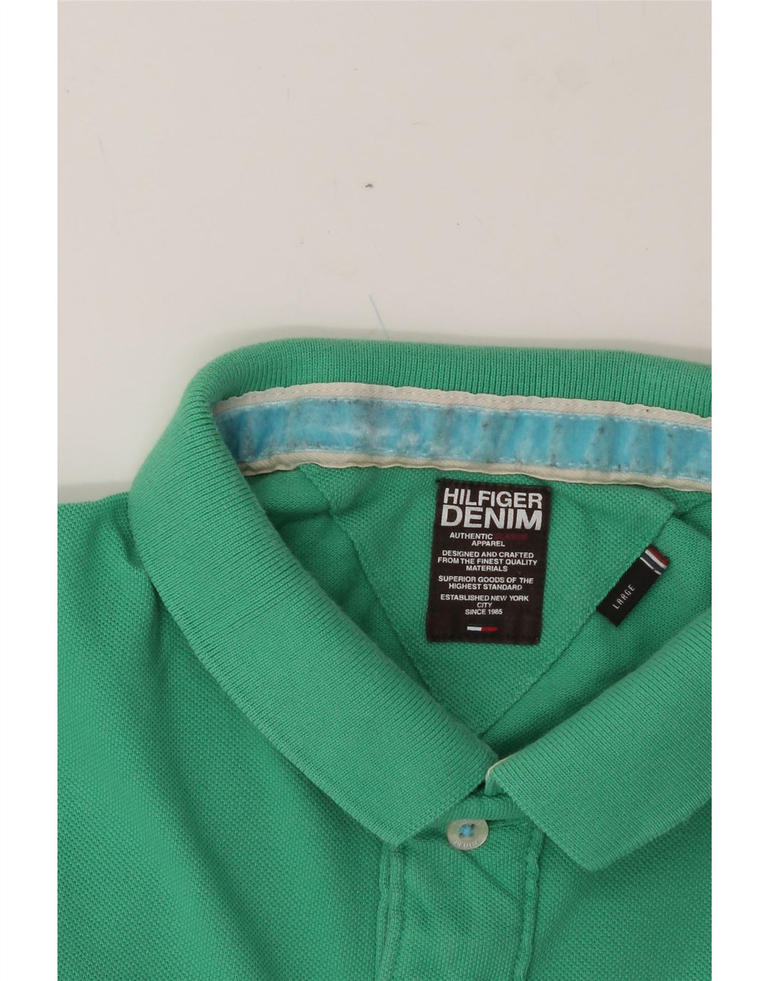 Mens Polo Shirt Large Vintage Tommy Hilfiger and Second-Hand Tommy Hilfiger from Messina Hembry 