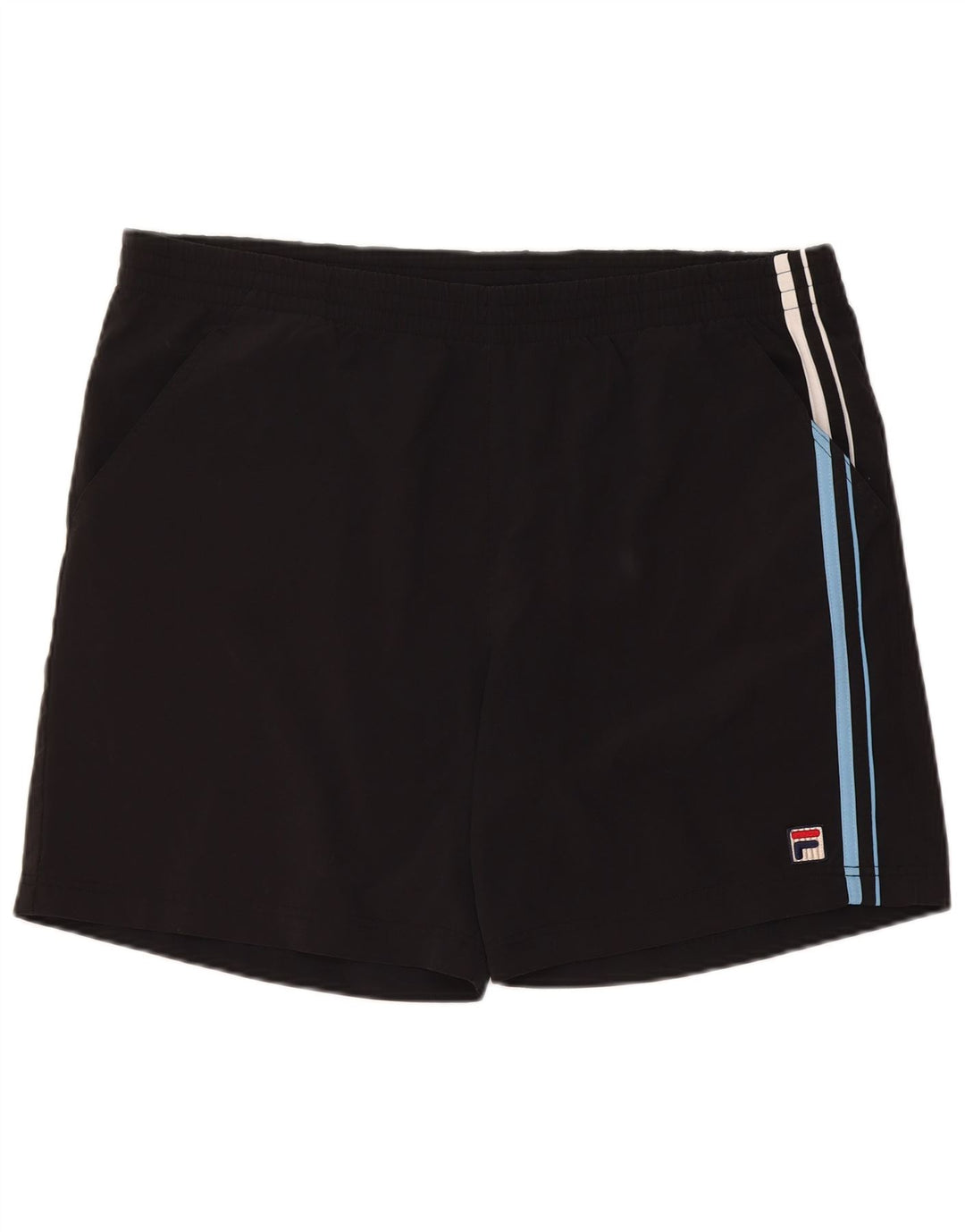 FILA Herren Sportshorts Medium Schwarz Polyester
