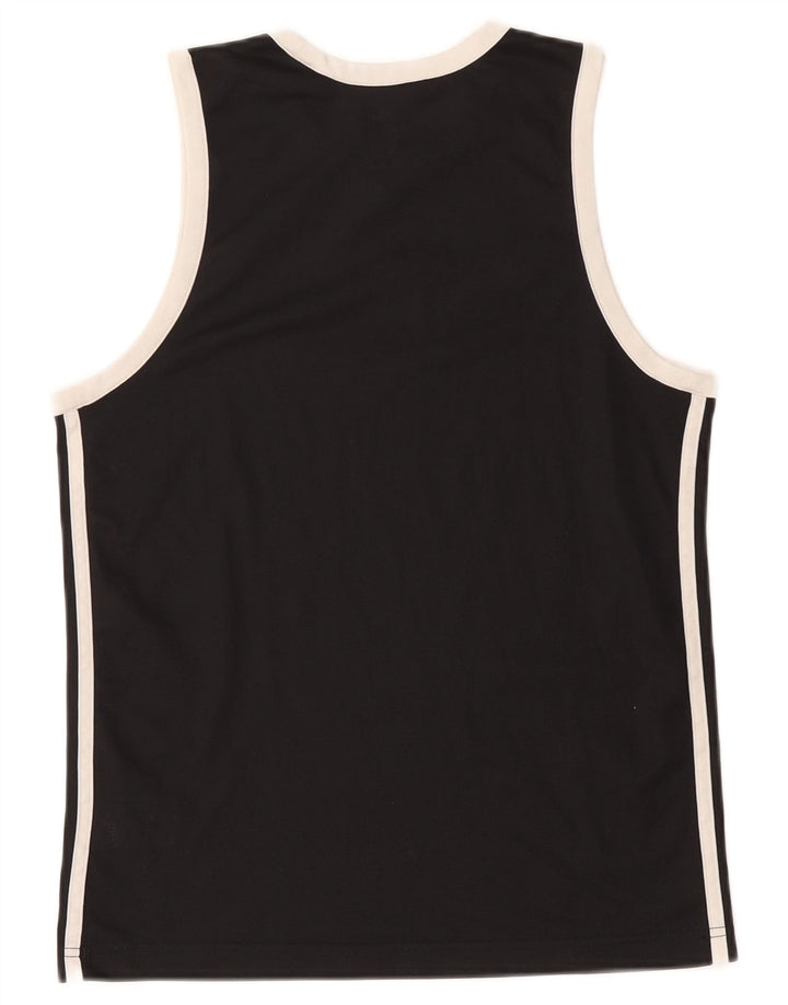 Adidas Mädchen Weste Top 13-14 Jahre Schwarzes Polyester