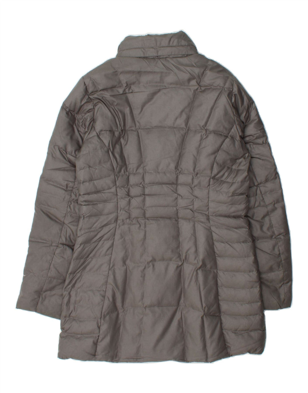 EDDIE BAUER Womens Padded Coat UK 10 Small Grey Polyester Vintage Eddie Bauer and Second-Hand Eddie Bauer from Messina Hembry 