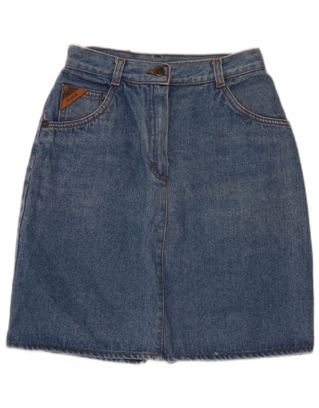 El Paso Damen Jeansrock W24 XS Blau