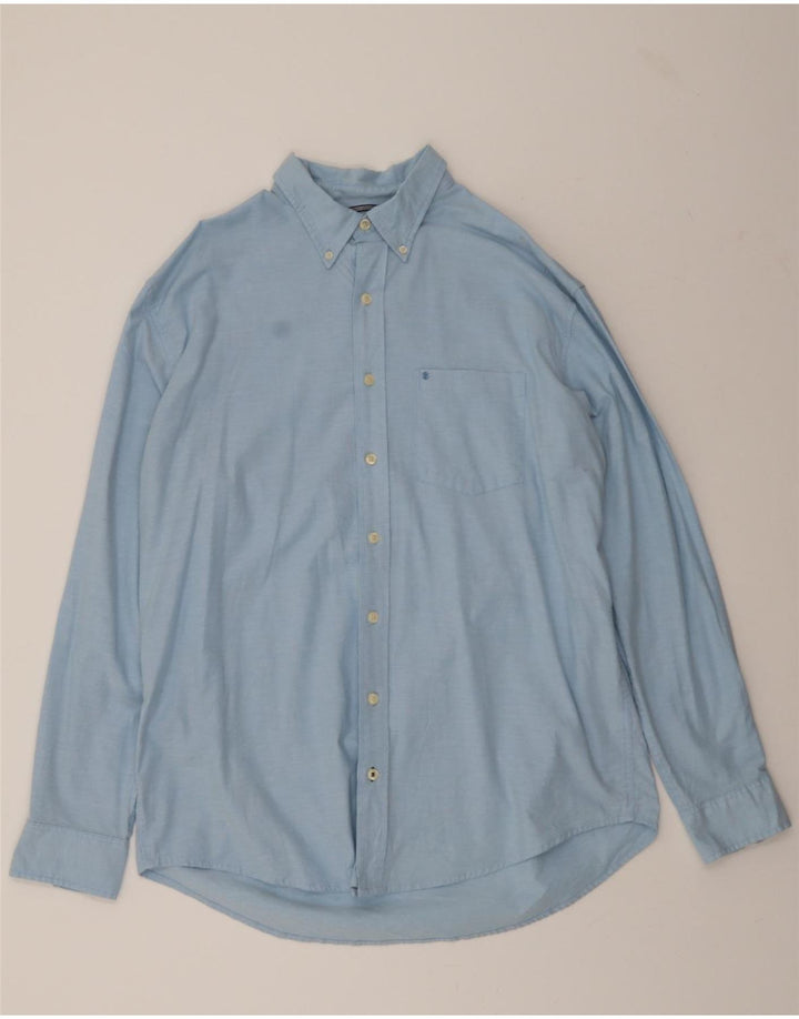 IZOD Mens Salt Water Shirt XL Blue Cotton Vintage Izod and Second-Hand Izod from Messina Hembry 