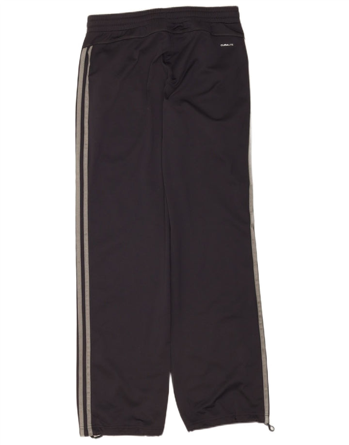 Adidas Damen Climalite Trainingshose UK 12 Mittelgraues Polyester