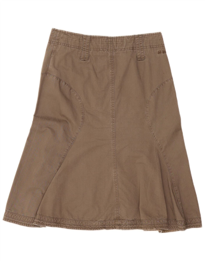 FAT FACE Damen A-Linienrock UK 8 Small W30 Khaki