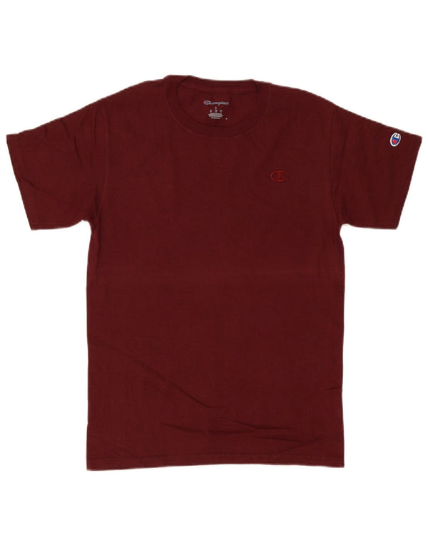 Champion Herren T-Shirt Top Small Burgunderrot