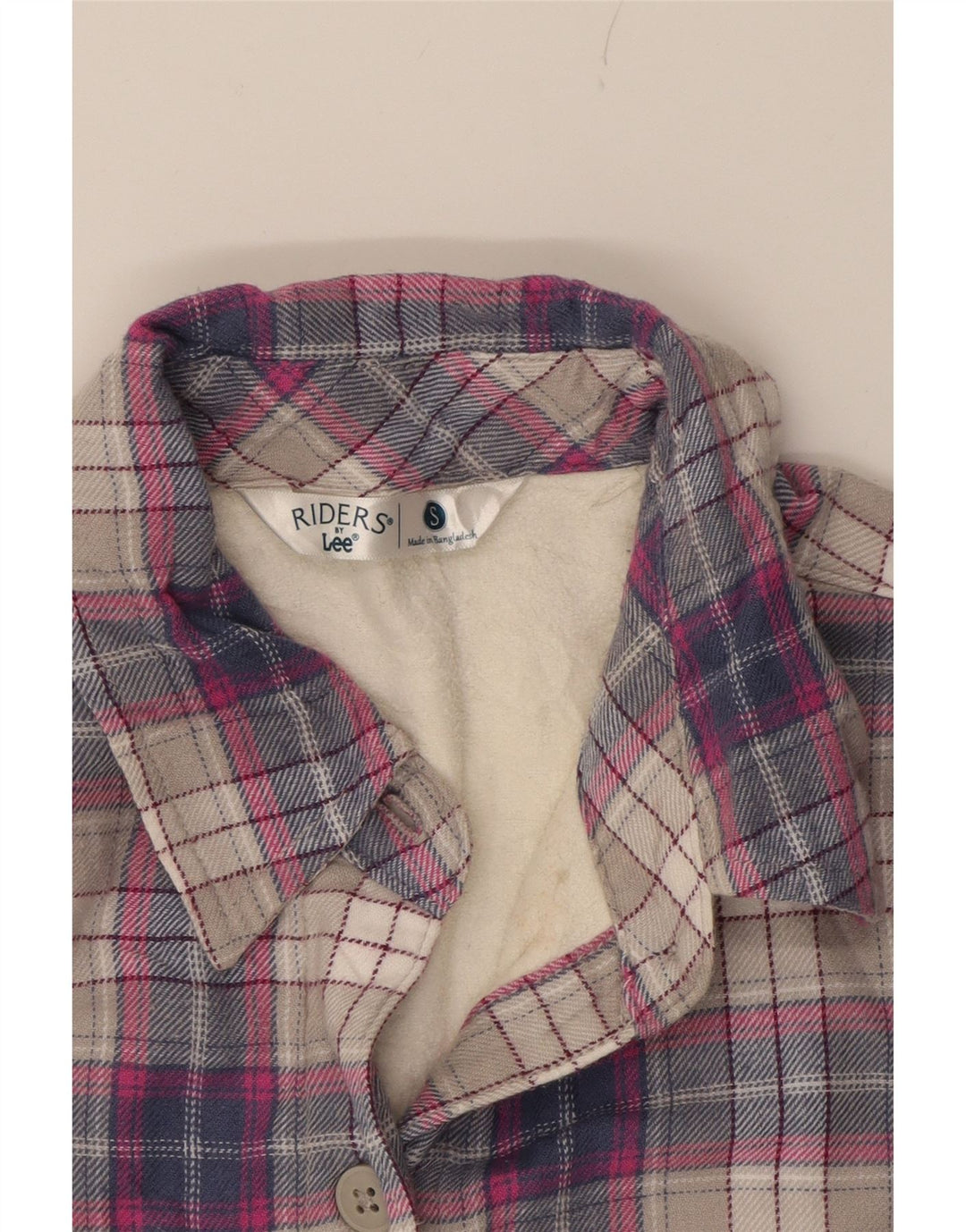 LEE Womens Riders Flannel Shirt UK 10 Small Multicoloured Check Vintage Lee and Second-Hand Lee from Messina Hembry 