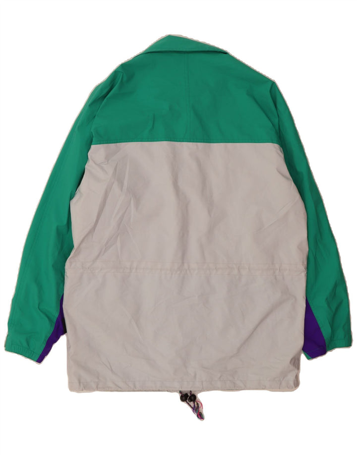 CIESSE PIUMINI Mens Rain Jacket IT 48 Medium Multicoloured Colourblock Vintage Ciesse Piumini and Second-Hand Ciesse Piumini from Messina Hembry 