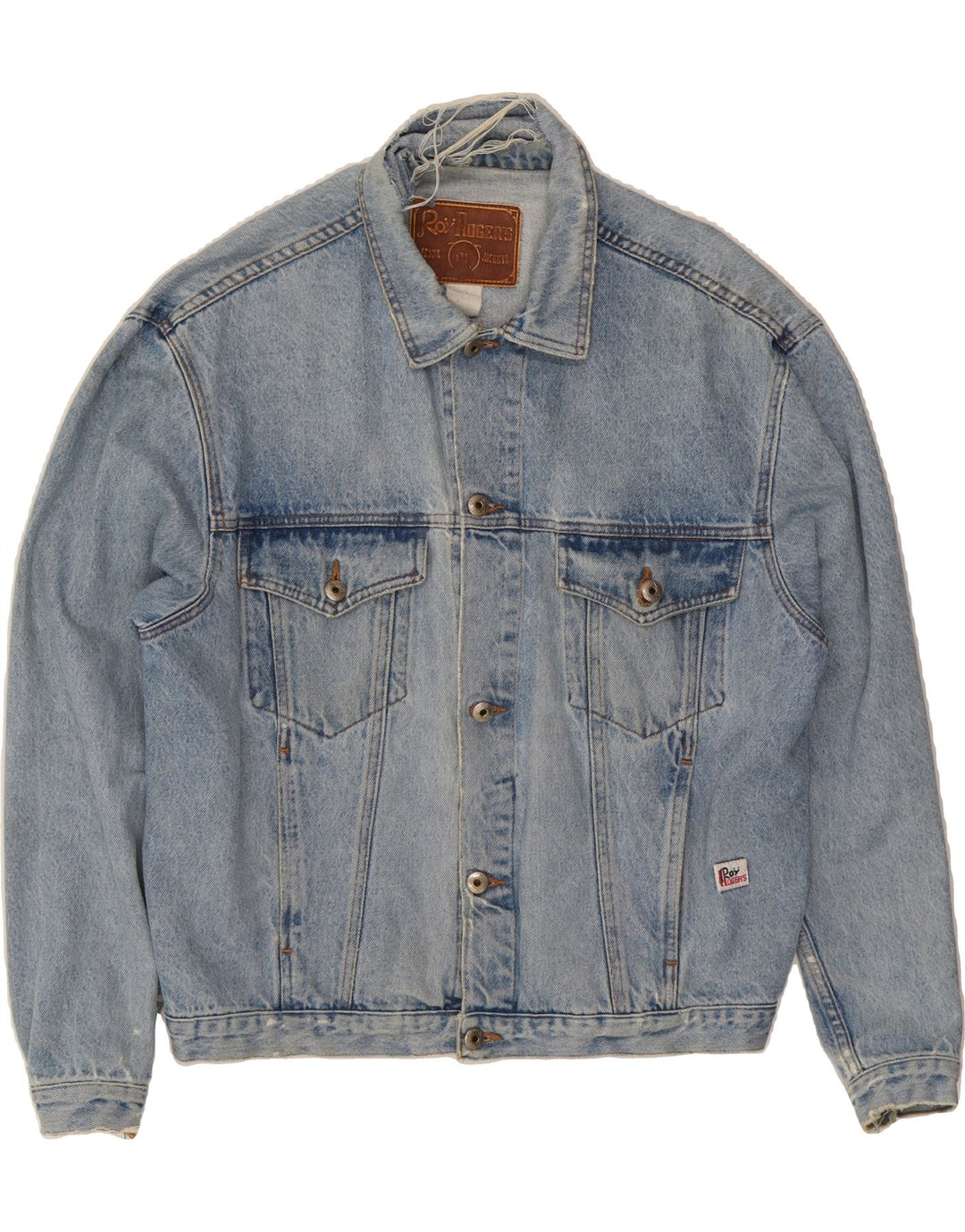 ROY ROGERS Herren Jeansjacke UK 38 Mittelblau