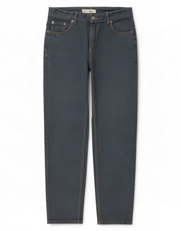 Topshop Damen Mom Tapered Jeans W26 L30 Blaue Baumwolle