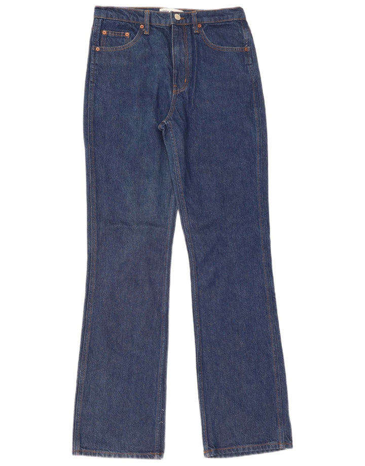 ZARA Damen Bootcut Jeans EU 38 Small W28 L34 Blau