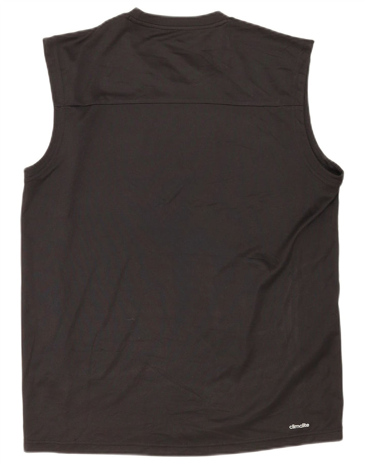 Adidas Herren Climalite Weste Top Large Schwarz Polyester